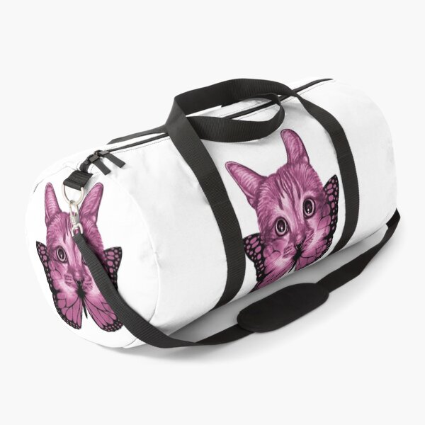 Item preview, Cute Purple and Black Cat and Butterfly Image designed and sold by FunnyCatsFam.