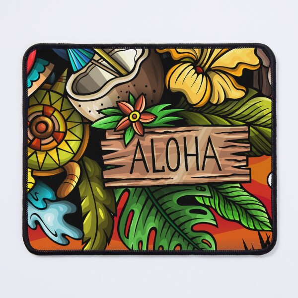 Item preview, Hawaiian summer vacation sticker designed and sold by GaryDobson.
