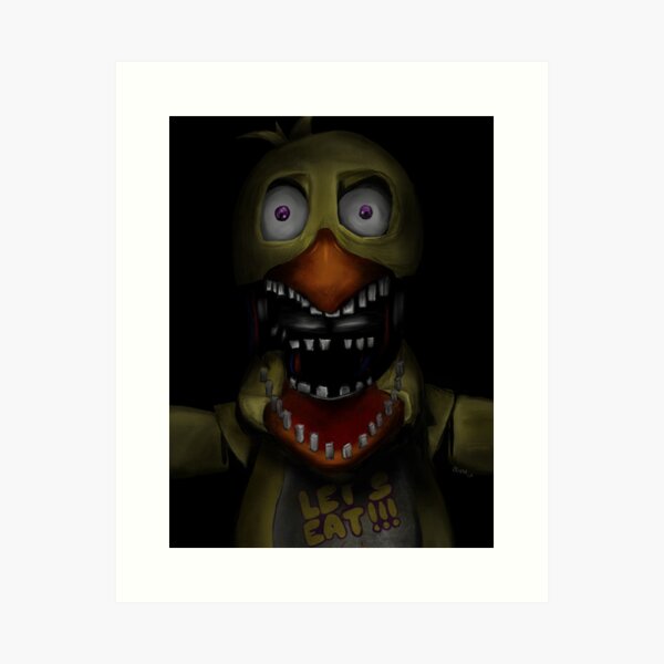 Withered Chica (Withereds 3) Poster for Sale by ItsameWario