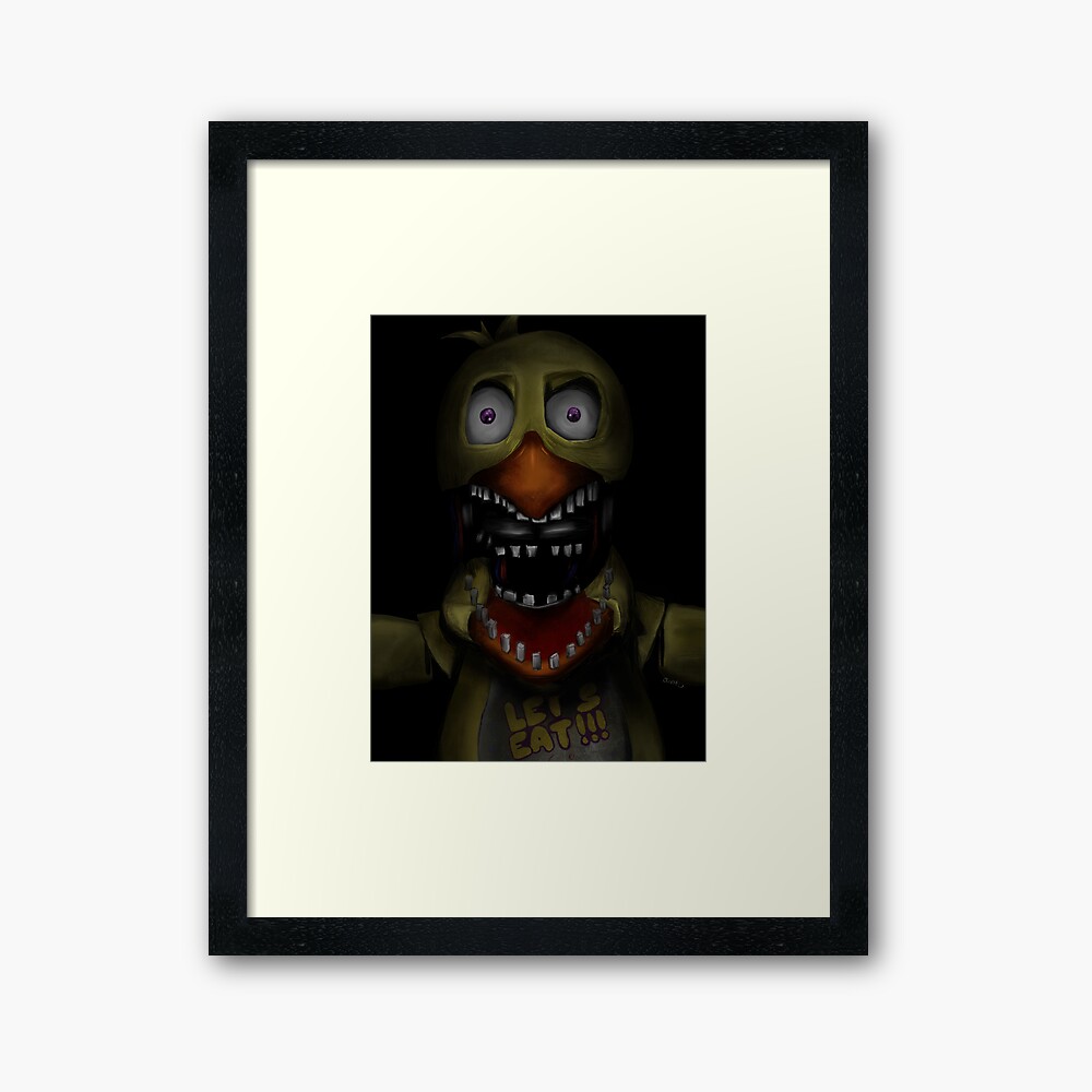 Withered chica artwork Art Print for Sale by OliviaDrawsss