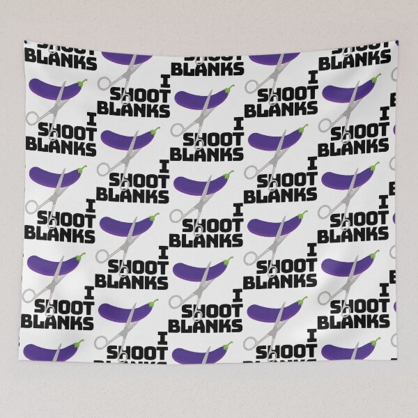 Item preview, I Shoot Blanks Vasectomy Meme Black designed and sold by ToxicFemme666s.