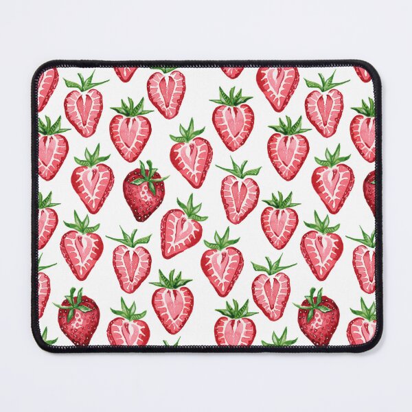 Item preview, Watercolor Strawberries on White designed and sold by Paisley Yazel.