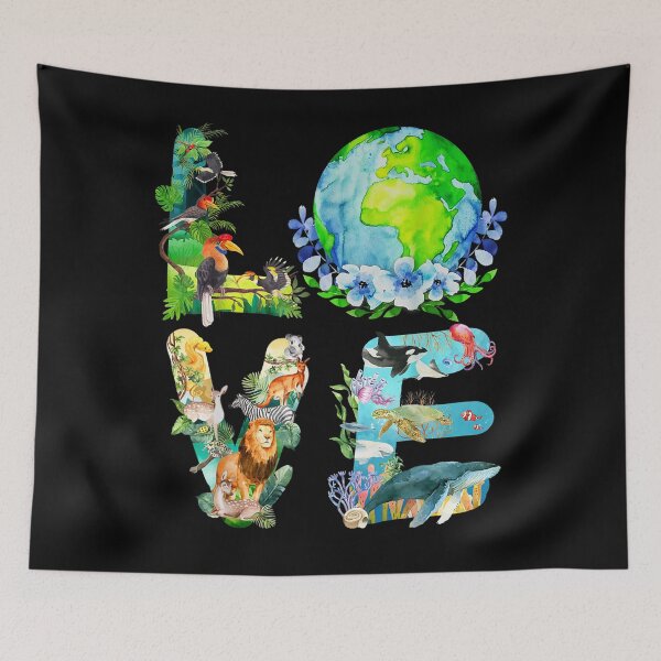 Item preview, Love World Earth Day 2022 Planet Environmental Animal designed and sold by loat904.
