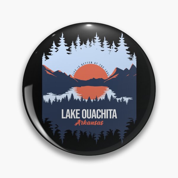 Item preview, Lake Ouachita Arkansas Lake With Mountain And Pine Tree  designed and sold by Friday NightCo.