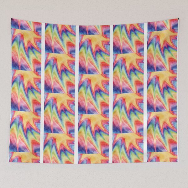 Item preview, Tie Dye Rainbow Watercolor Warm    designed and sold by BetterTogether0.