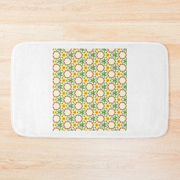 Item preview, yellow natural floral pattern seamless colorful repeat Sleeveless Top designed and sold by BetterTogether0.