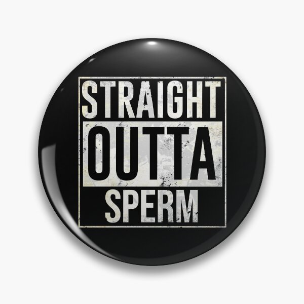 Item preview, Straight Outta Sperm - Vasectomy Meme designed and sold by ToxicFemme666s.