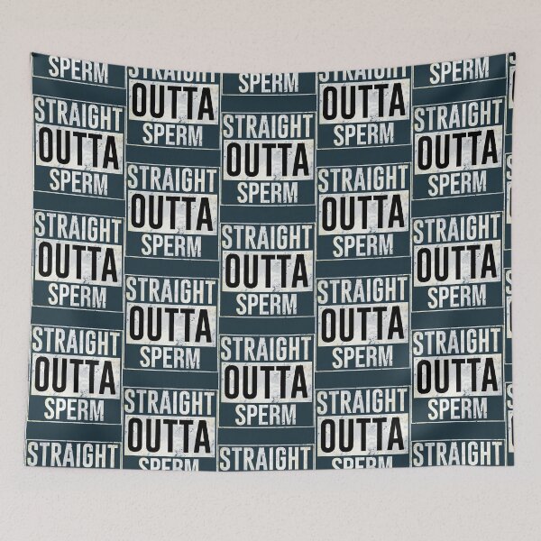 Item preview, Straight Outta Sperm - Vasectomy Meme designed and sold by ToxicFemme666s.