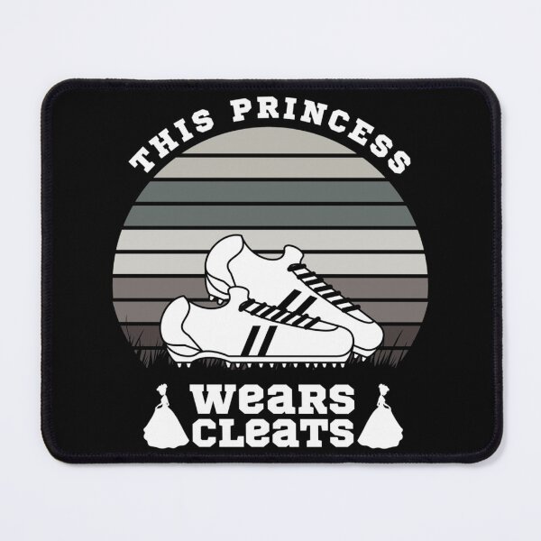 Item preview, This Princess Wears Cleats Fitted Scoop T-Shirt designed and sold by janlzmaude.