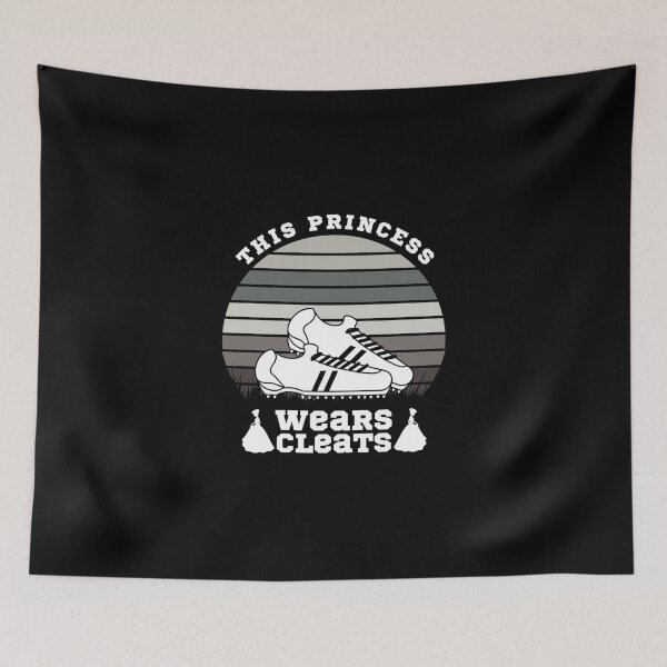 Item preview, This Princess Wears Cleats Fitted Scoop T-Shirt designed and sold by janlzmaude.