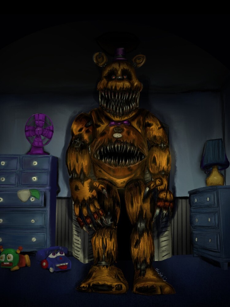 Five Nights at Freddy's Nightmare Fredbear Worm on a String iPad