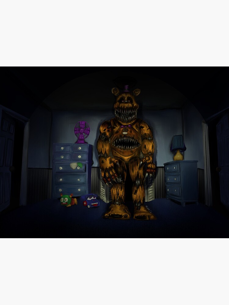 Nightmare Fredbear Art Print for Sale by arclor