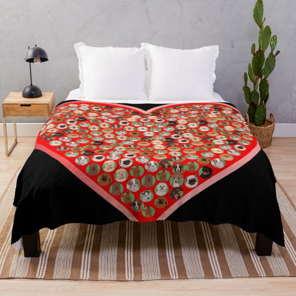 Item preview, Heart with dog motifs designed and sold by Astralia.