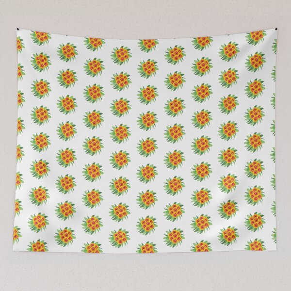 Item preview, Tropical Leaves & Flowers - Yellow designed and sold by RetroCave.