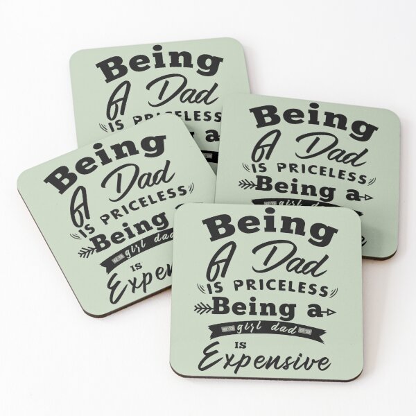 Item preview, Being A Dad Is Priceless Being A Girl Dad Is Expensive               designed and sold by Subero-design.