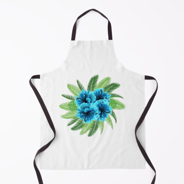 Item preview, Tropical Leaves & Flowers - Turquoise designed and sold by RetroCave.