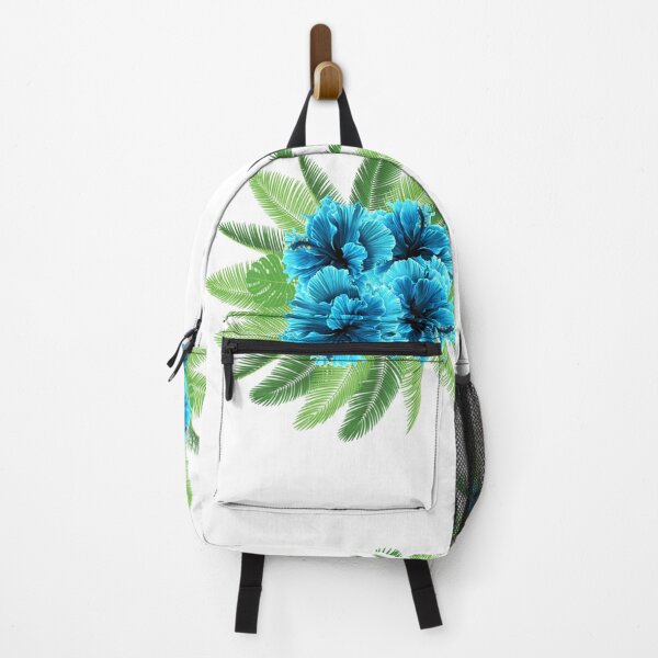 Item preview, Tropical Leaves & Flowers - Turquoise designed and sold by RetroCave.