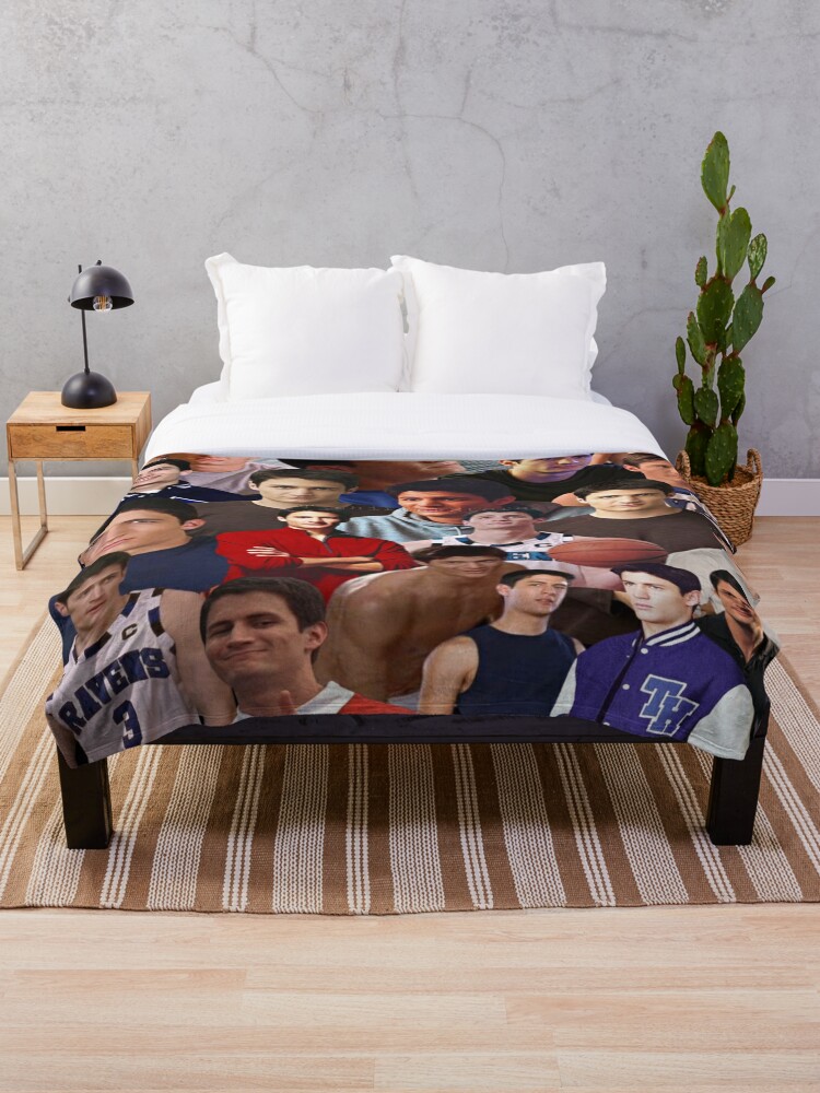 nathan scott photo collage Throw Blanket