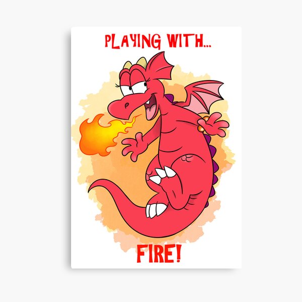 Item preview, Playing with Fire! designed and sold by ZookieCartoons.