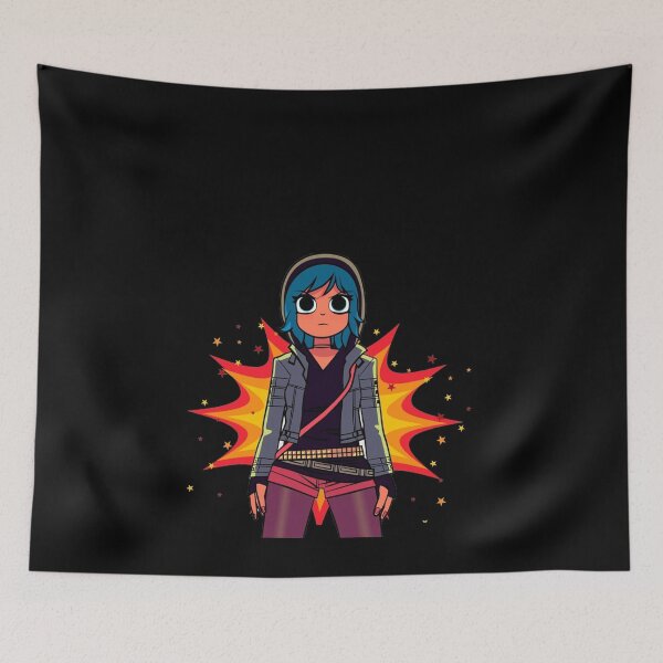 Item preview, Scott Pilgrim - Ramona Flowers (Scott Pilgrim vs The World) Poster designed and sold by florekleckm.