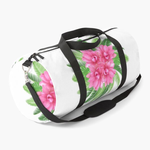 Item preview, Tropical Leaves & Flowers - Pink designed and sold by RetroCave.