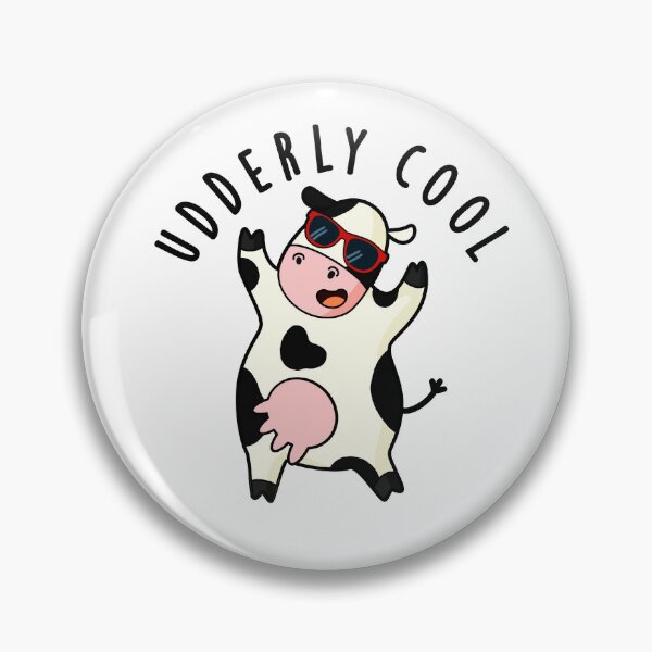 Item preview, Udderly Cool Funny Cow Puns  designed and sold by punnybone.