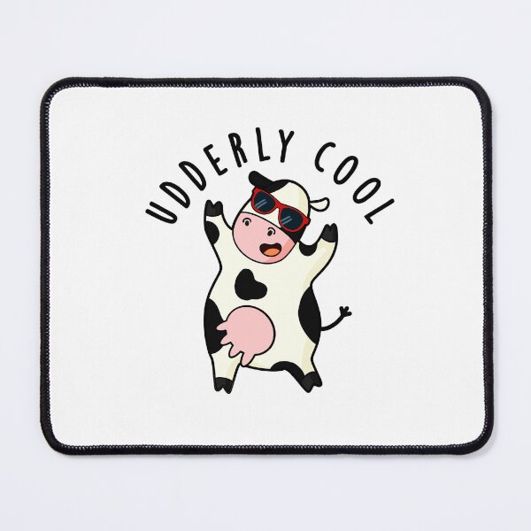 Item preview, Udderly Cool Funny Cow Puns designed and sold by punnybone.