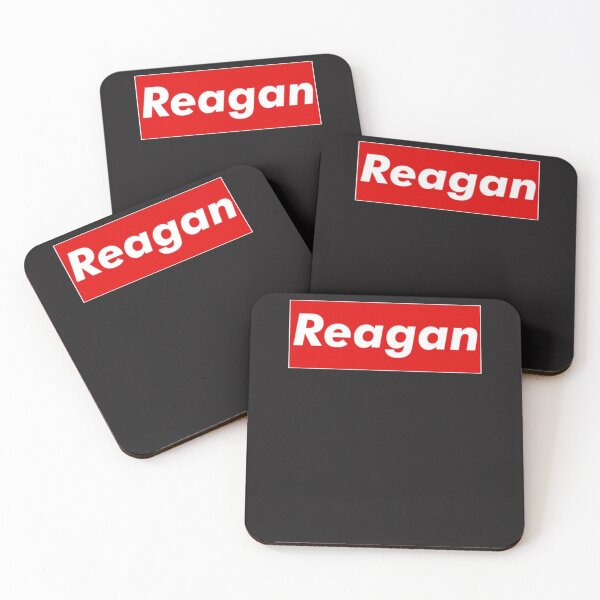 Artikelvorschau, Ronald Reagan rot und weiß entworfen und verkauft von spearavfarag.
