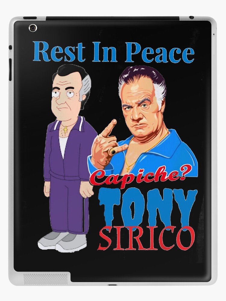 RIP Tony Sirico T-Shirt, Paulie Gualtieri The Sopranos Shirt, Paulie  Gualtieri 90s Retro Shirt, RIP Tony Sirico 1942-2022 | iPad Case & Skin