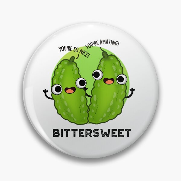 Item preview, Bittersweet Funny Bitter Gourd Puns  designed and sold by punnybone.