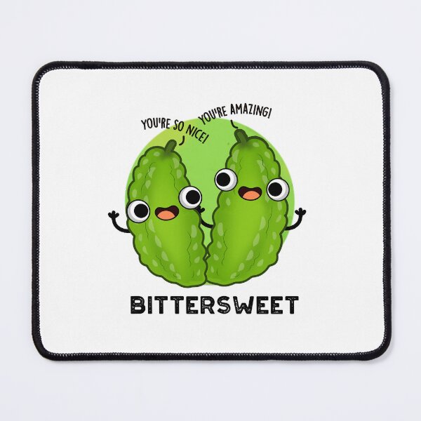 Item preview, Bittersweet Funny Bitter Gourd Puns  designed and sold by punnybone.