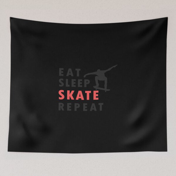 Item preview, Eat Sleep Skate Repeat Boy Essential T-Shirt designed and sold by amberk1cira.