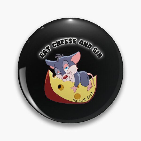 Item preview, Eat cheese and sin collect fund funny mouse designed and sold by MakebyTHs.