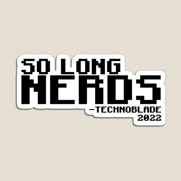 Technoblade never dies Sticker for Sale by Abdul Rafay