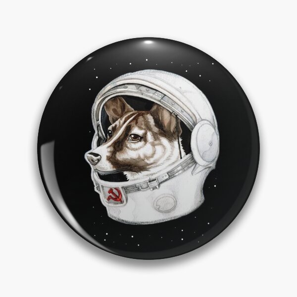 Item preview, The first dog in the space designed and sold by Vermut288.