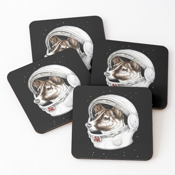 Item preview, The first dog in the space designed and sold by Vermut288.