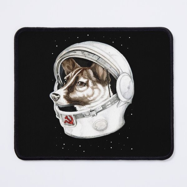 Item preview, The first dog in the space designed and sold by Vermut288.
