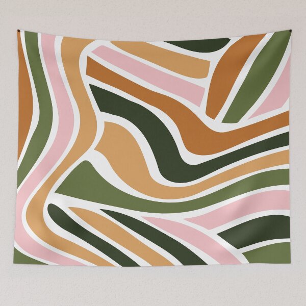 Item preview, Wavy Lines Pattern - Pet Mat designed and sold by JustCreate2016.