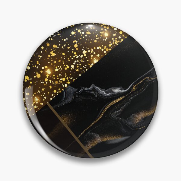 Item preview, modern black and gold luxury marble pattern designed and sold by Beeroclock.