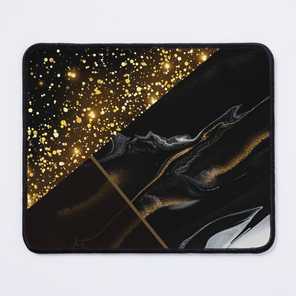 Item preview, modern black and gold luxury marble pattern designed and sold by Beeroclock.