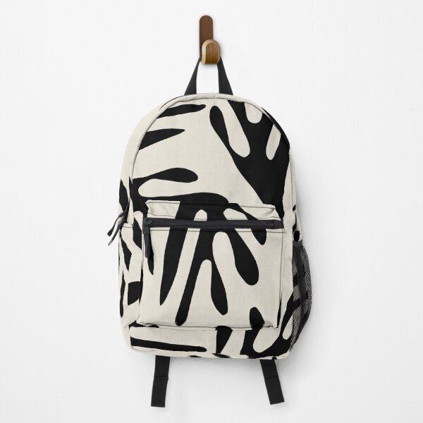 Item preview, Ailanthus Cutouts Abstract Pattern Black and Cream designed and sold by kierkegaard.