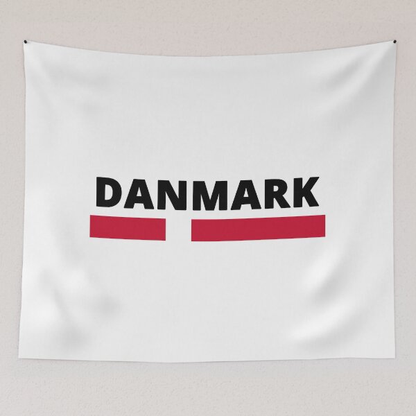 Item preview, Danmark Flag Minimalist designed and sold by lukassfr.