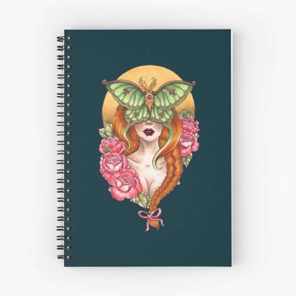 Item preview, Luna Moth Neo traditional lady   designed and sold by RobertoCasasola.