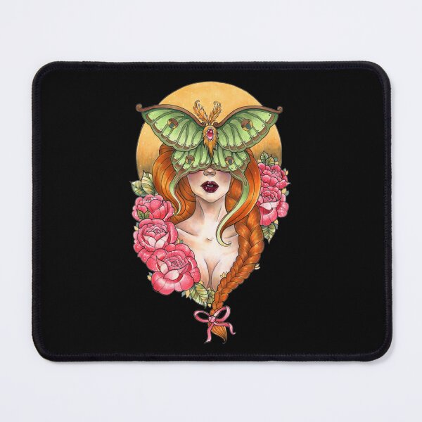 Item preview, Luna Moth Neo traditional lady   designed and sold by RobertoCasasola.