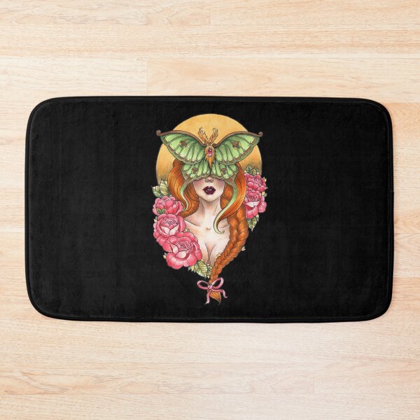 Item preview, Luna Moth Neo traditional lady   designed and sold by RobertoCasasola.