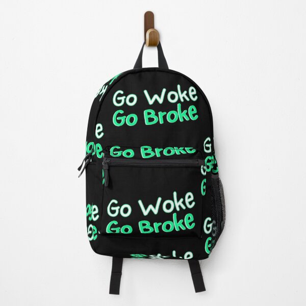 Item preview, Go Woke Go Broke designed and sold by Kid Wits Ink  "Wise enough to leave a lasting impression!".
