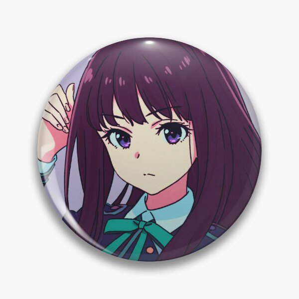 "Lycoris Recoil Cute Inoue Takina " Pin For Sale By OtakuGuys | Redbubble