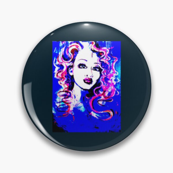Item preview, Raw Looks - Woman_s Face Painting Digital Half Tone   designed and sold by RobertoCasasola.
