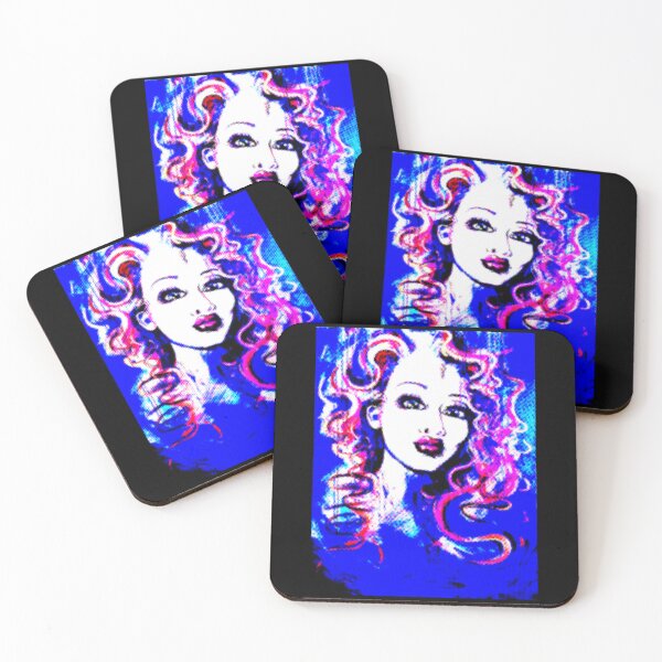 Item preview, Raw Looks - Woman_s Face Painting Digital Half Tone   designed and sold by RobertoCasasola.