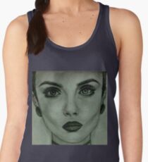 black and white Women's Tank Top